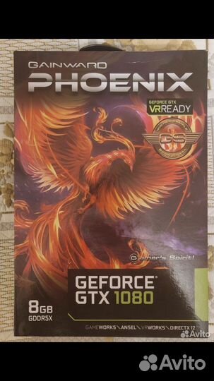 Видеокарта nVidia GeForce GTX1080 Gainward Phoenix