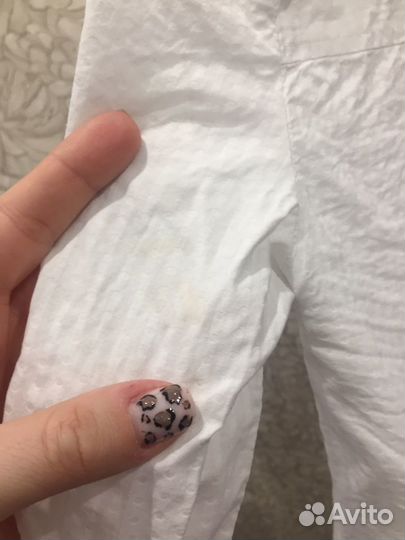 Рубашка белая 146 для девочки