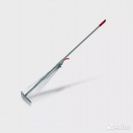 Грабли веерные металлические 15 зубцов проволочн