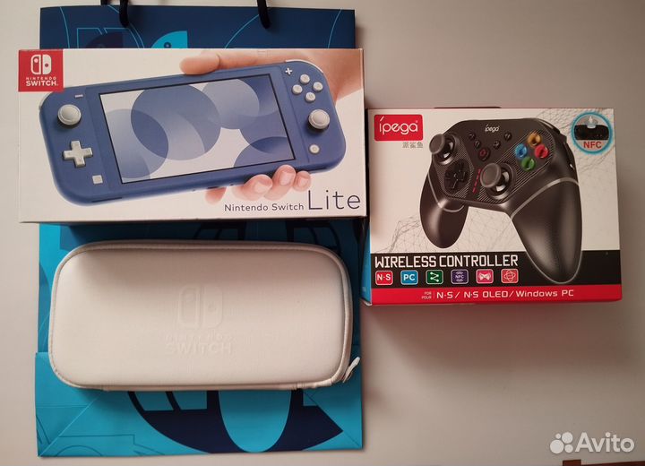 Nintendo switch lite прошитая 128Gb