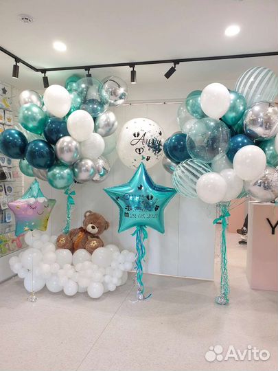 Шарики на выписку из род дома