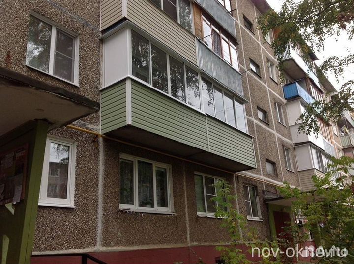 Остекление балконов под ключ