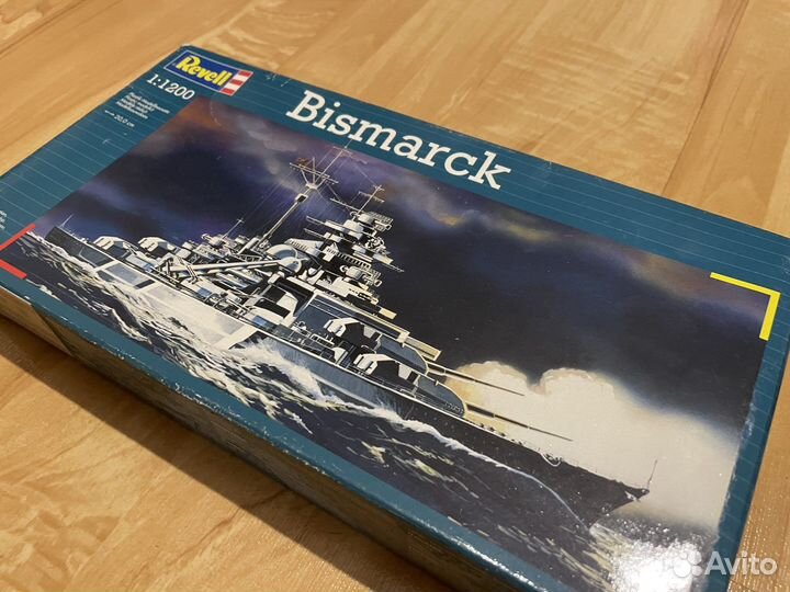 Сборная модель корабля Бисмарк 1:1200