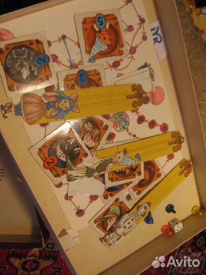 Настольная игра 1982г. Золотой ключик