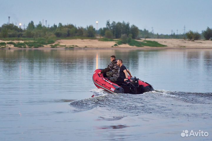 Лодка моторная mishimo lite 400 красная