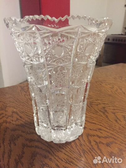 Хрустальная ваза чехия