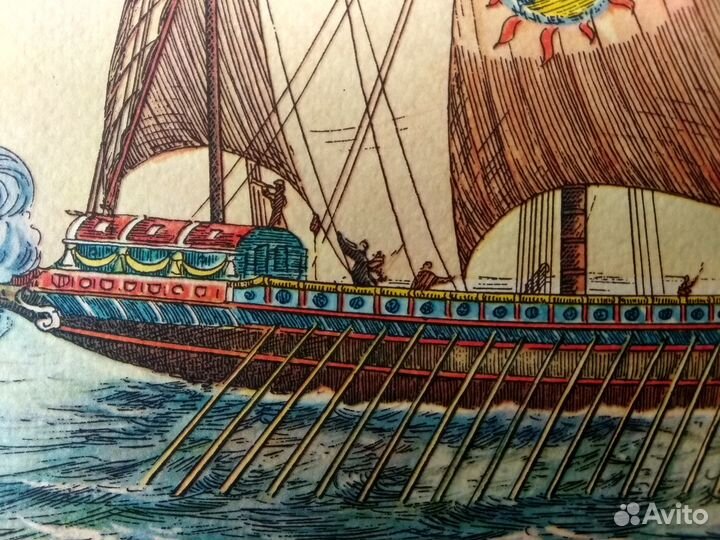 Литография /Made in Italy/Морская тема/Арт. № 061