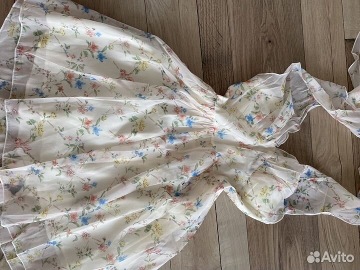 Легкое летнее платье xs