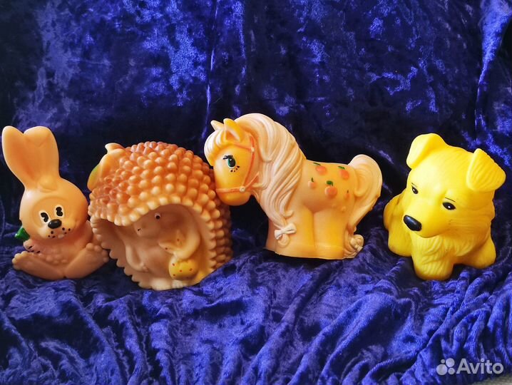 Резиновые игрушки СССР разные