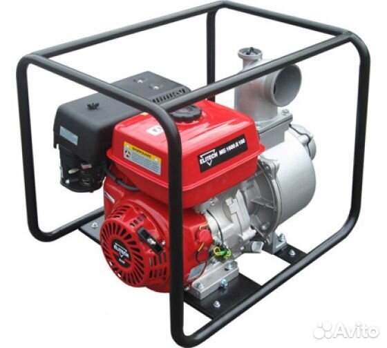Бензиновая мотопомпа Elitech мб 1600 Д 100