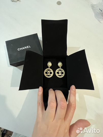 Серьги Chanel