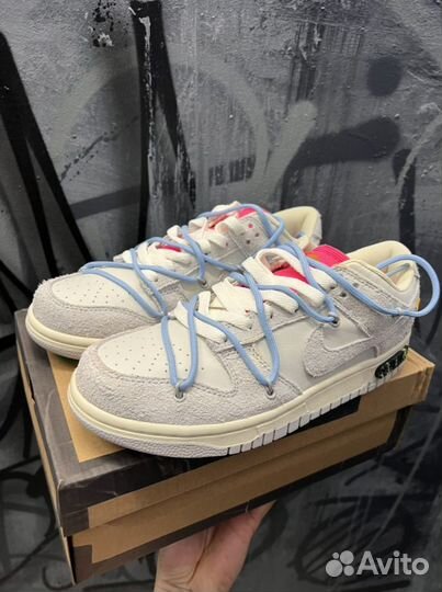 Кроссовки мужские nike dunk low off-white