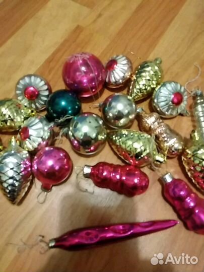 Ёлочные игрушки времён СССР