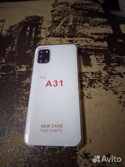 Чехол накладка силиконовый для Samsung A31