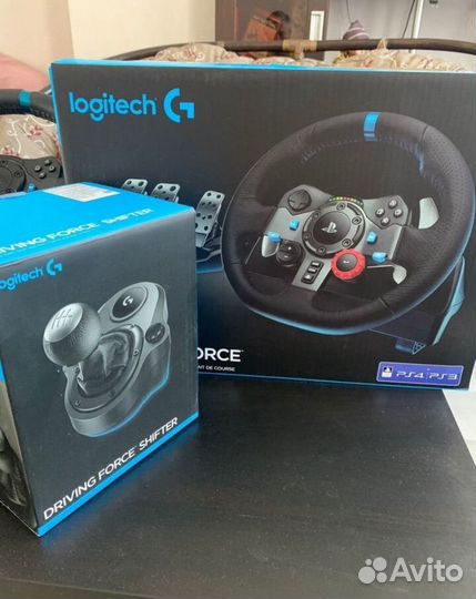 Игровой руль logitech g29 с кпп шифтером