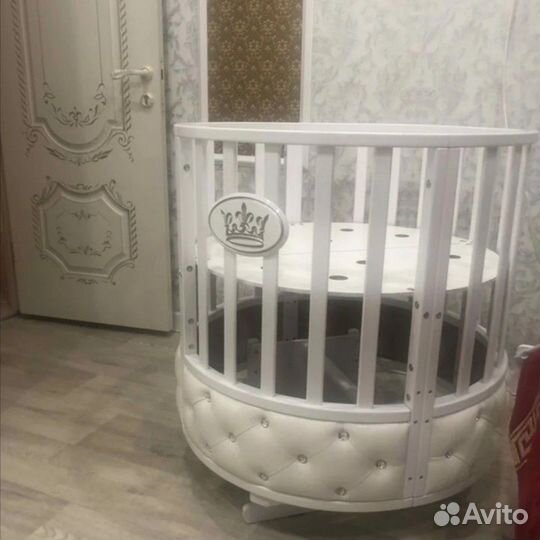 Кровать-трансформер 6 в1 с мягкими бортиками