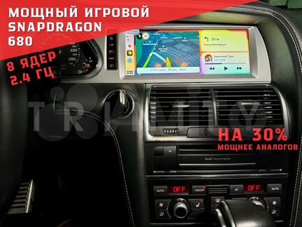 Сенсорный монитор на андроид 13 на Audi Q7 4L