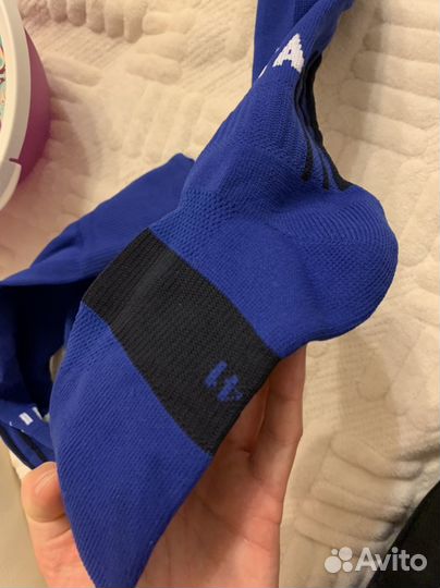 Гетры футбольные синие 39-41 новые kipsta
