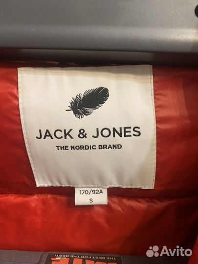 Натуральный пуховик Jack & Jones S