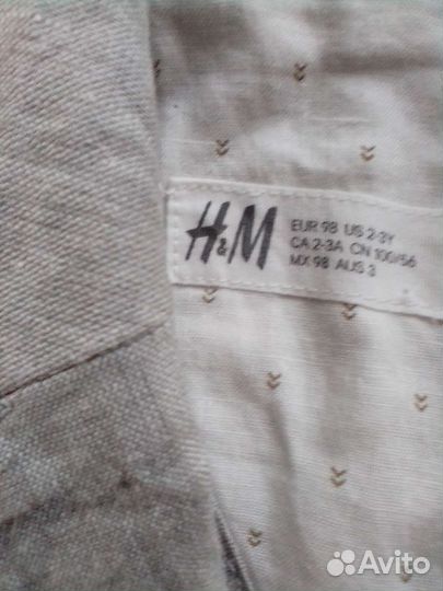 Пиджак, рубашка на мальчика