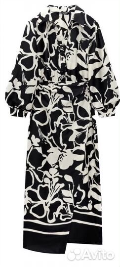 Платье Zara шелковое