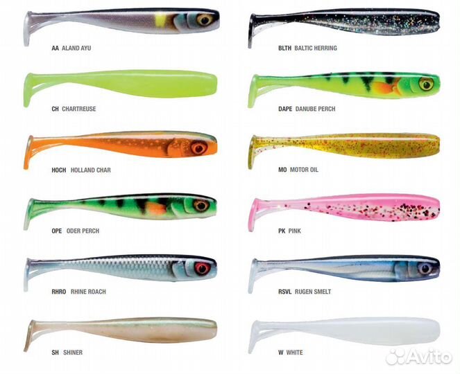 Мягкая приманка storm Tock Minnow 03 /SH(5 шт/уп)