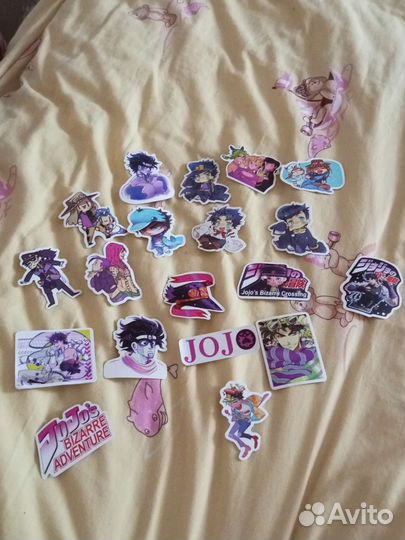 Стикеры по аниме джоджо кастомизированые
