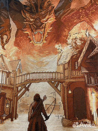 Картина вышитая крестом