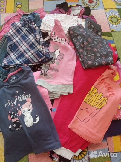Огромный пакет вещей 98-104 на девочку