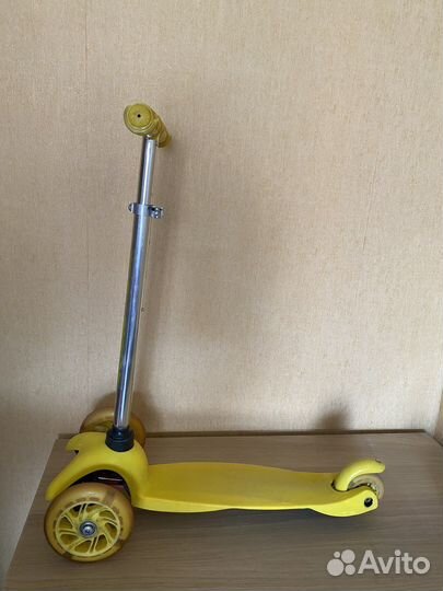 Самокат трехколесный бу