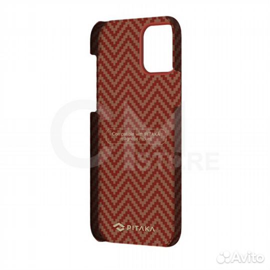Pitaka MagEZ Case Apple iPhone 12 Mini красн-оранж