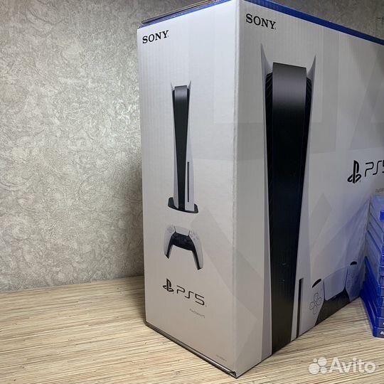 Новая/PlayStation 5 С Дисководом (1200А) + 40Игр