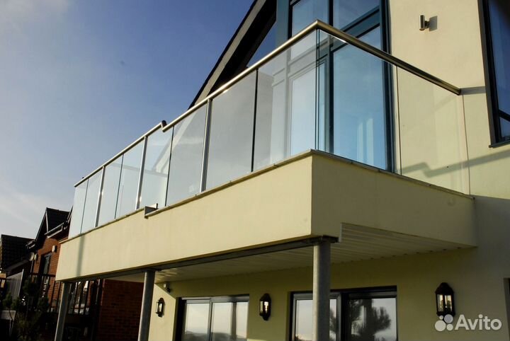 Стеклянные ограждения для террас под ключ