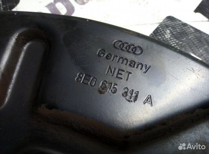 Кожух тормозного диска передний Audi A4 B7 BWE