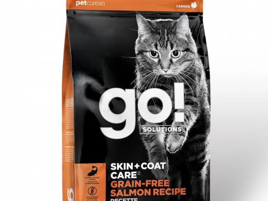 Корм GO skin + coat care для кошек, 7,26 кг