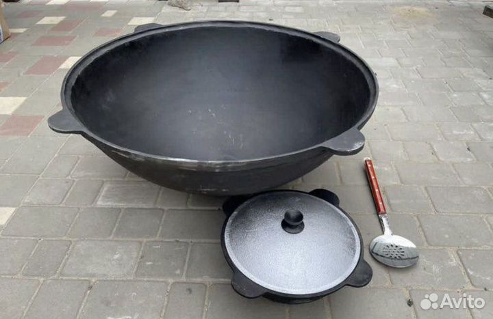 Казан на 100 литров чугунный