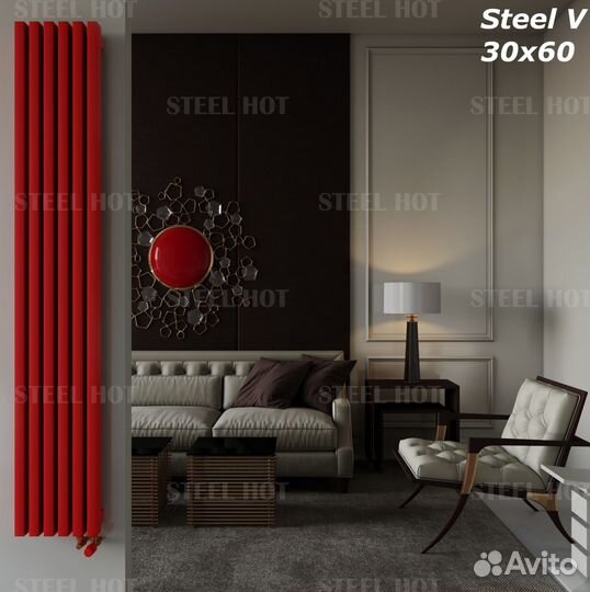 Вертикальный дизайн радиатор Steel V от производит