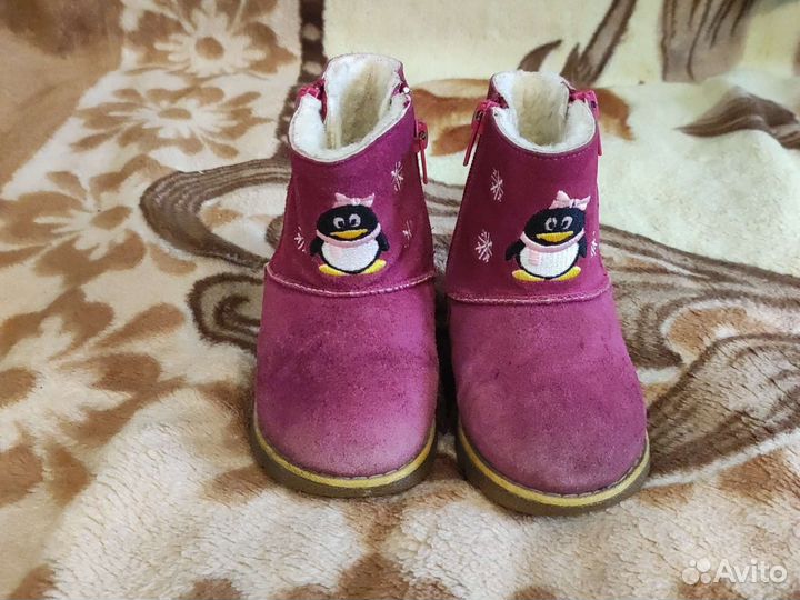 Ботинки-валенки для девочки