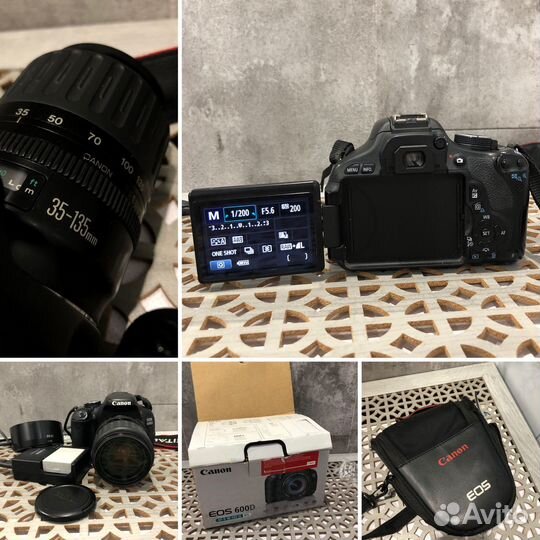 Фотоаппарат canon eos 600d