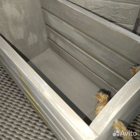 Ящик деревянный для хранения игрушек