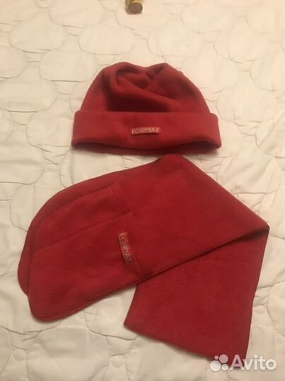 Комплект шапка с шарфом