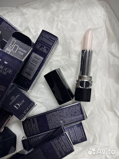 Помада dior rouge бальзам для губ прозрачный 000