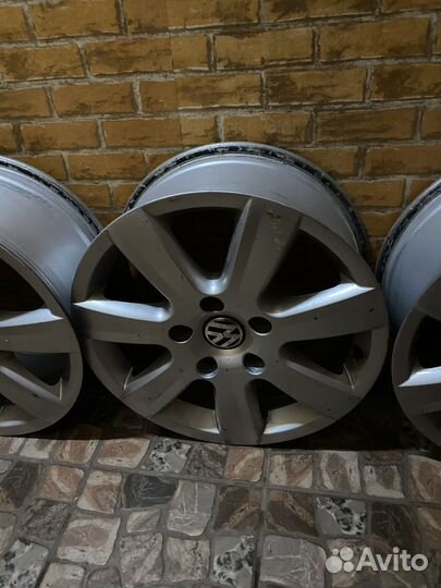 Диски литые 17d vw tuareg комлект 4 шт