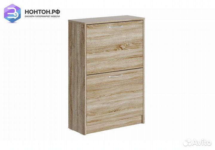 Тумба для обуви Орион 2 ячейки сонома