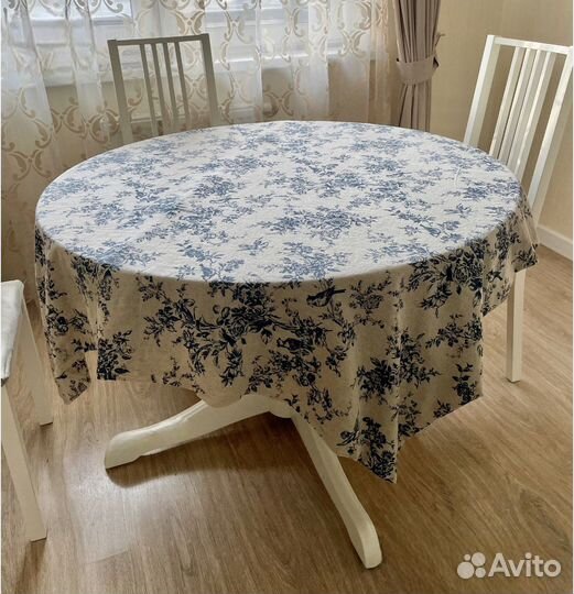 Скатерть лен хлопок 150 150