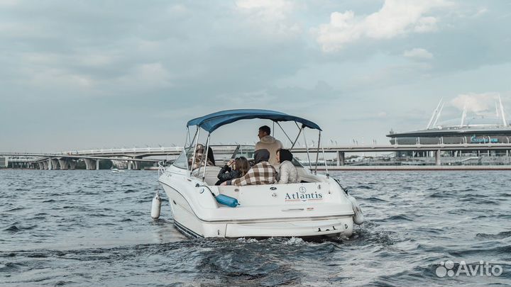 Аренда катера с капитаном мосты каналы залив