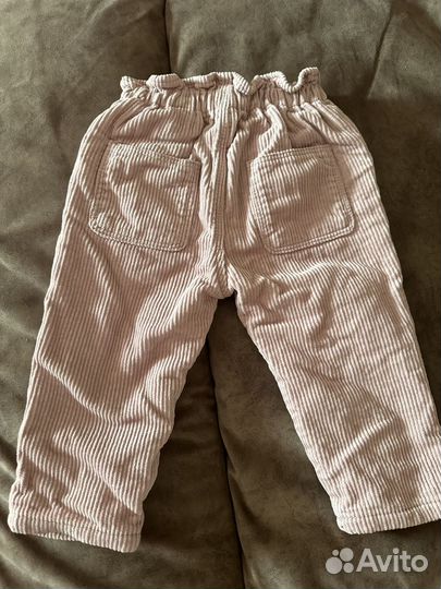 Утепленные брюки zara 80