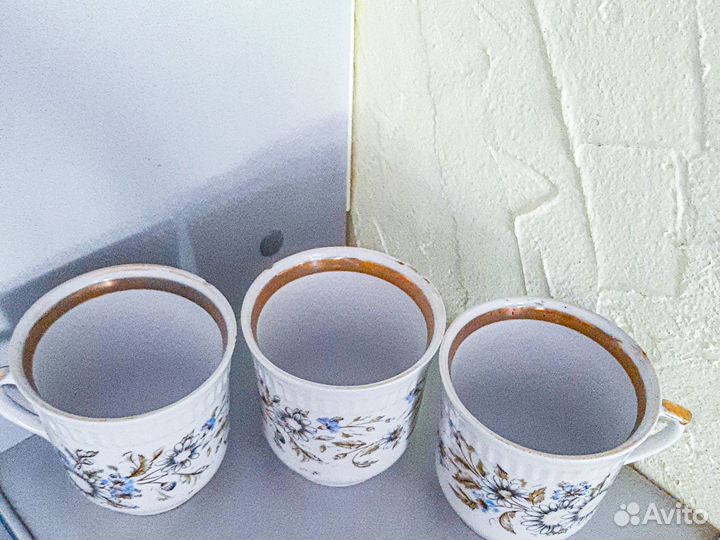 Советские фарфоровые кружки СССР