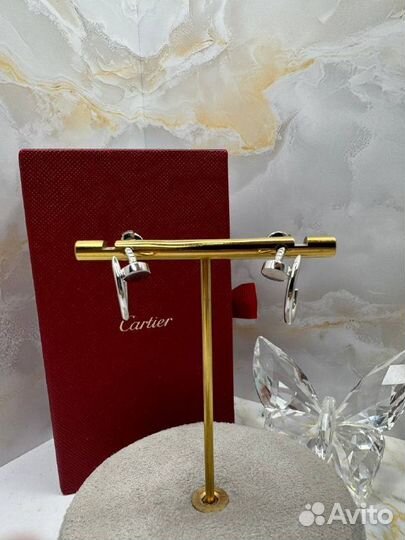 Серьги cartier