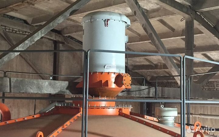 Обеспыливающий фильтр для силоса с виброочисткой